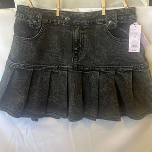 Wild fable jean pinch pleat skirt y2k